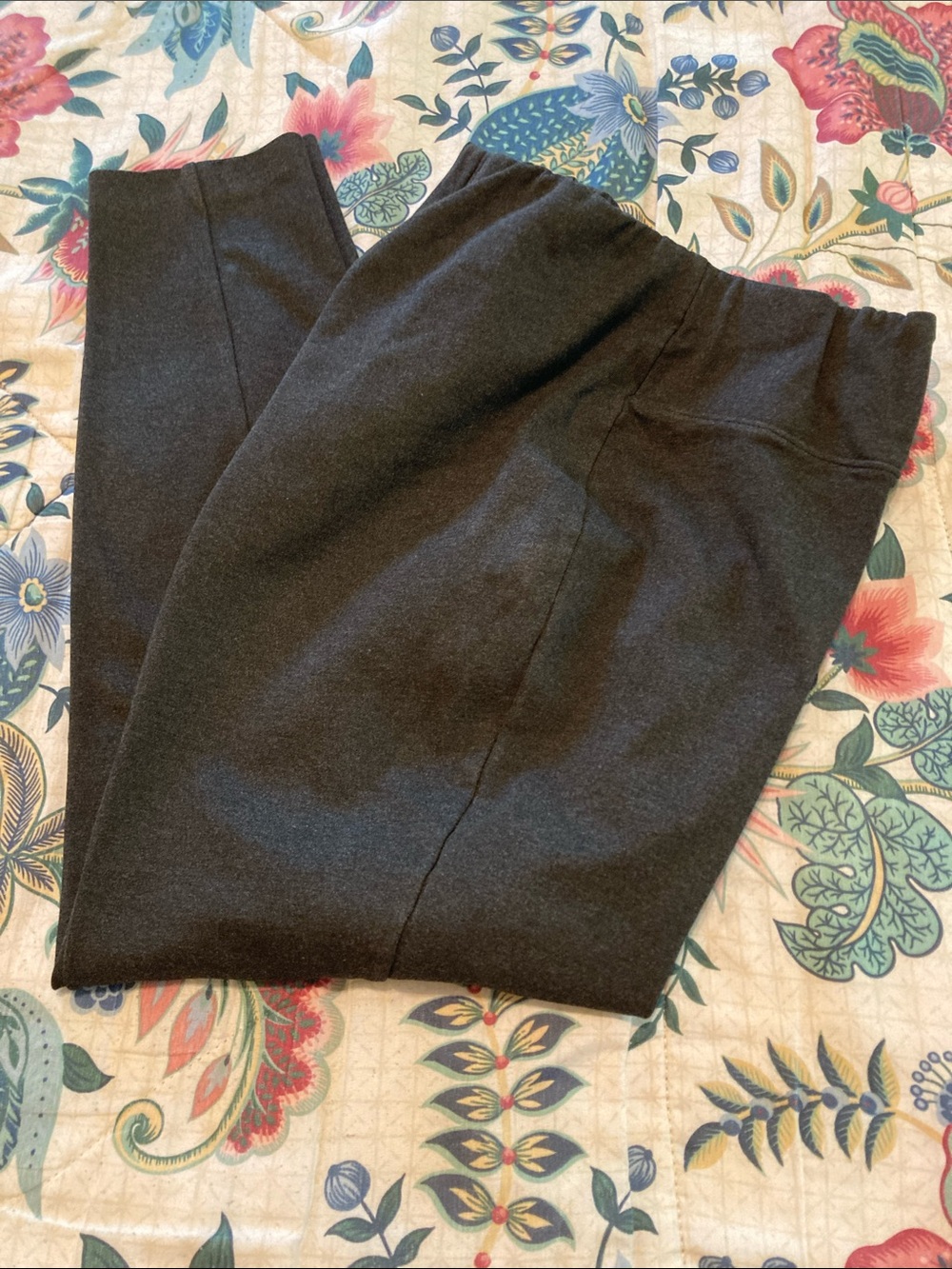 J. Jill Dark Charcoal Pull-On Leggings